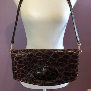 EMPORIO ARMANI Folding Handbag Purse EUC